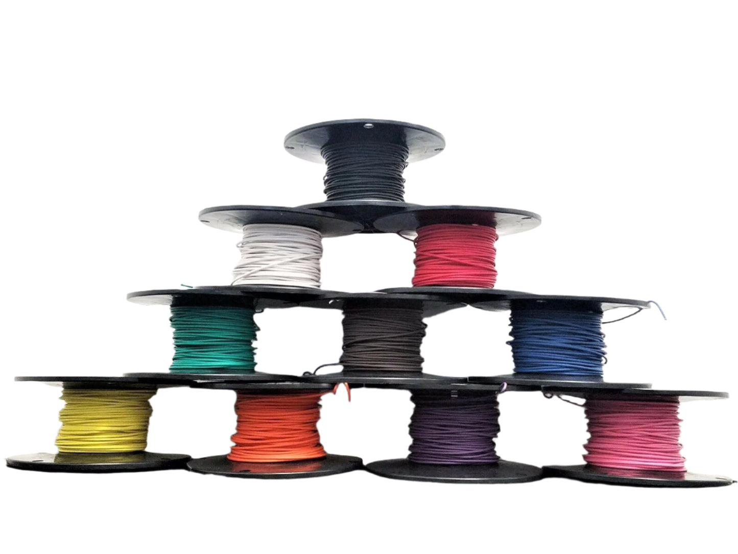 1000' AUTOMOTIVE WIRE 16 AWG HIGH TEMP TXL STRANDED WIRE 10 COLORS 100 FT EA