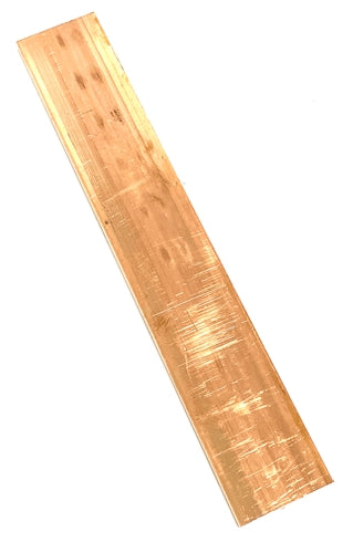 110 Copper Flat Bar 1/4" x 1" x 20"-Long .25" x 1" Copper Bus Bar ASTM B187 110