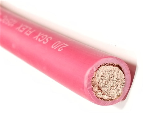 SGX 2/0 AWG RED Automotive POSITIVE battery cable