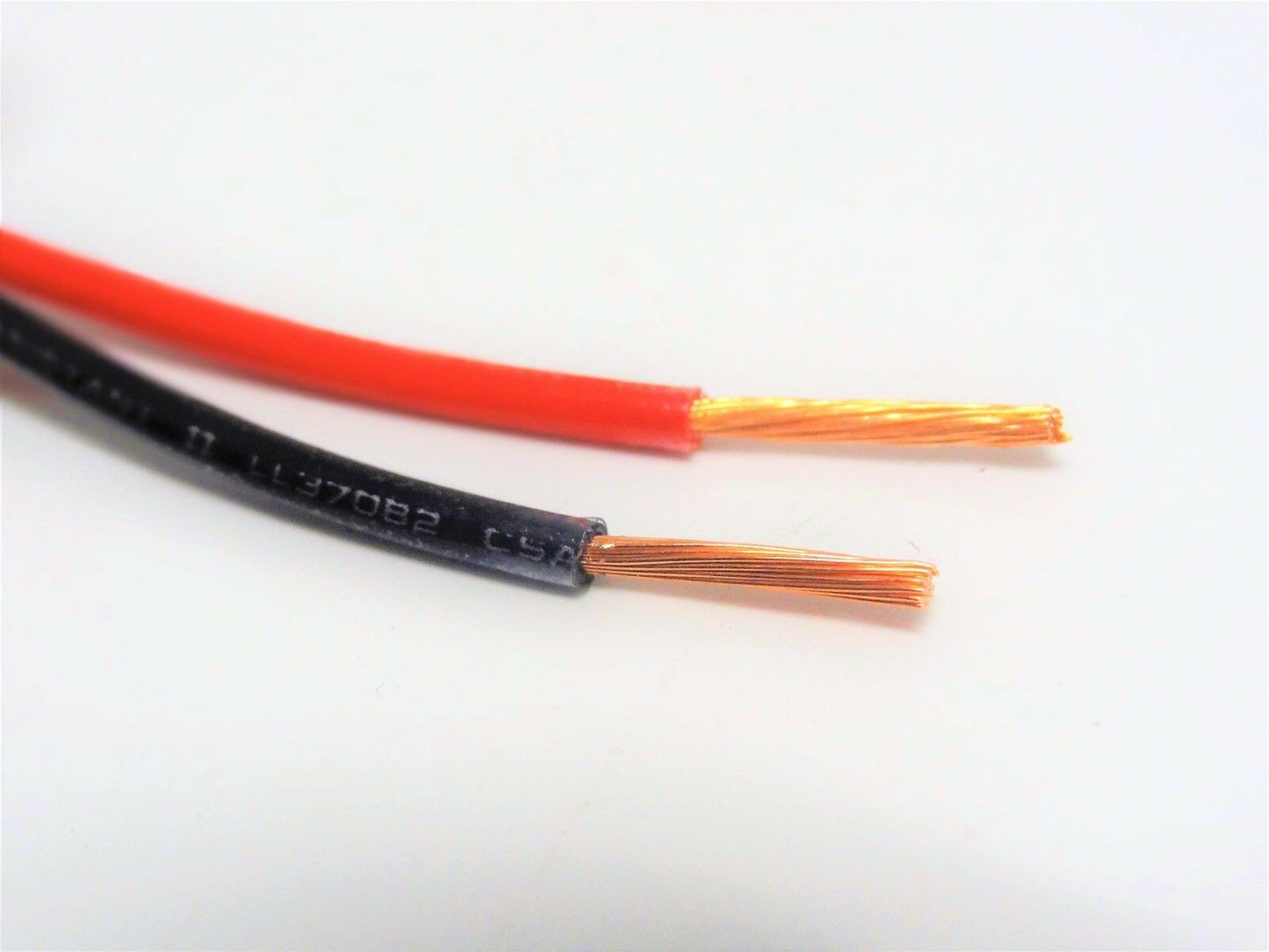 16 GAUGE TFFN TEWN WIRE BLACK + RED 25 FT EACH 600V COPPER STRANDED GROUND WIRE