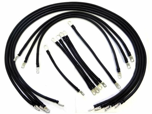 # 2 Awg HD Golf Cart Battery Cable 13 pc TXT E-Z-GO BRAIDED CABLE SET