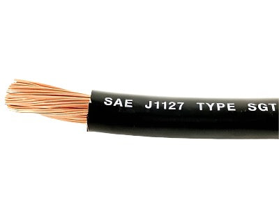 2 Gauge Battery Cable  SAE J1127 SGT Automotive Power Wire MADE IN USA (SOLD PER FOOT)