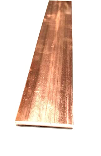 AC/DC Wire And Supply Copper 110 Flat Bar 3/8" x 1" x 6"-Long ->.375" x 1" Copper Bus Bar Copper Bus Bar - Arts Hobbies Crafts Industrial DIY