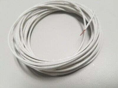 18 AWG TFN SOLID COPPER WIRE 50 FT WHITE 600V GREAT FOR TRAIN WIRE