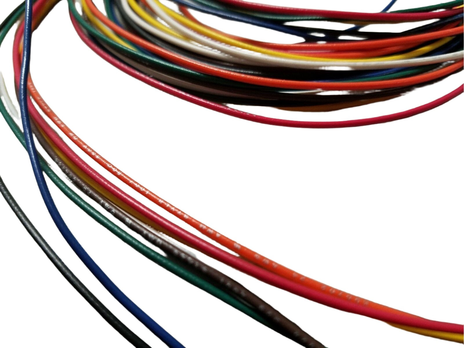 20 AWG Gauge Stranded Hook Up Wire Kit 5 ft Ea 8 Color UL1007 300 Volt ...