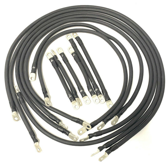 # 2 Awg HD EZGO TXT FLEET Golf Cart Battery Cable 13 pc Set U.S.A MADE