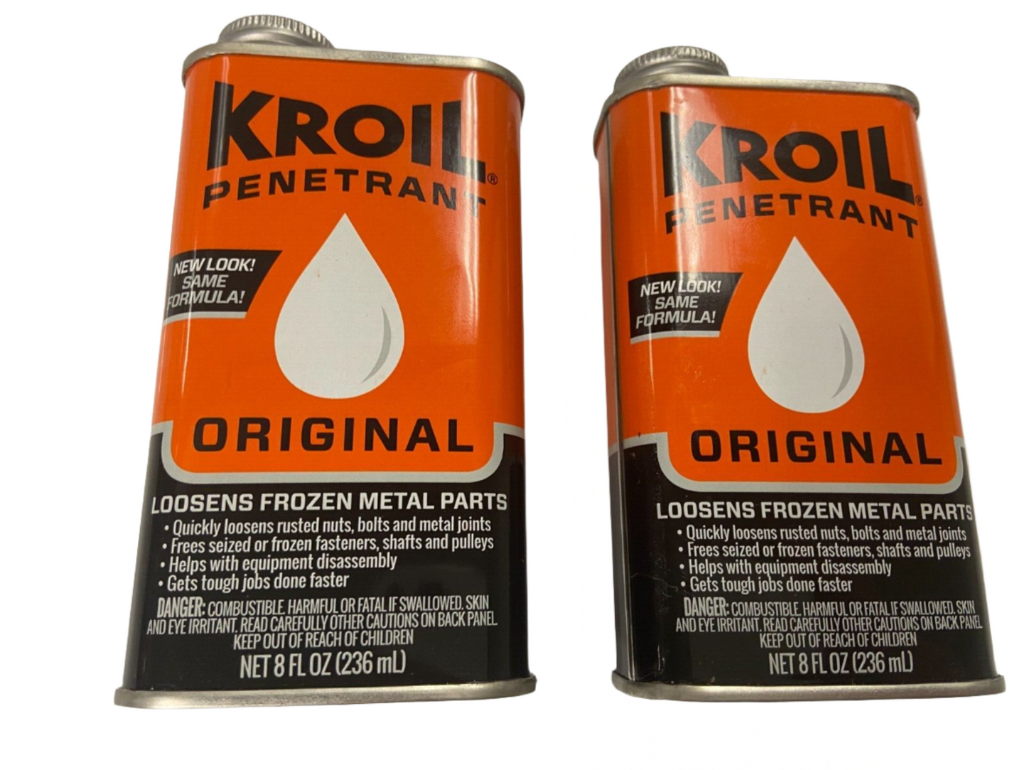 (2) Kano Kroil 8 ounce Penetrating Oil - Creeps and Loosens Frozen Metal Parts