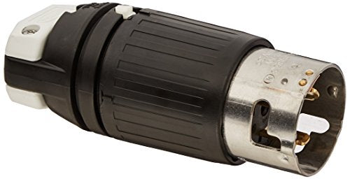 Hubbell CS8165C Locking Plug, 50 amp, 480V, 3 Pole and 4 Wire