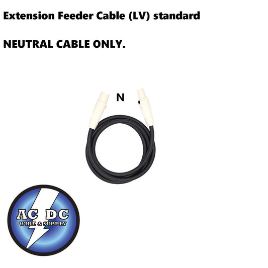 Extension Feeder Stage and lighting Cable 5 ft 4/0 NEUTRAL (LV) standard 405A