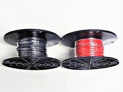 18 GAUGE TFFN TEWN WIRE BLACK + RED 100 FT EA 600V COPPER STRANDED GROUND WIRE