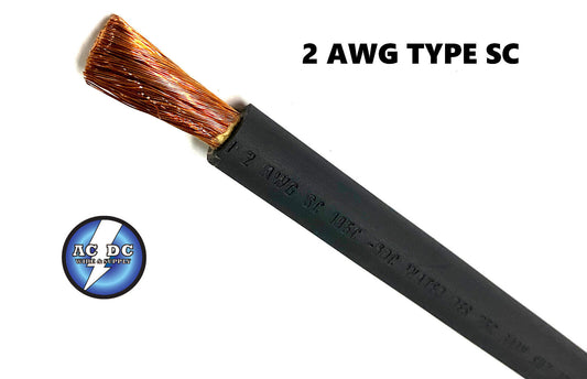 2 AWG Type SC Entertainment and Stage Lighting Cable 25 FT