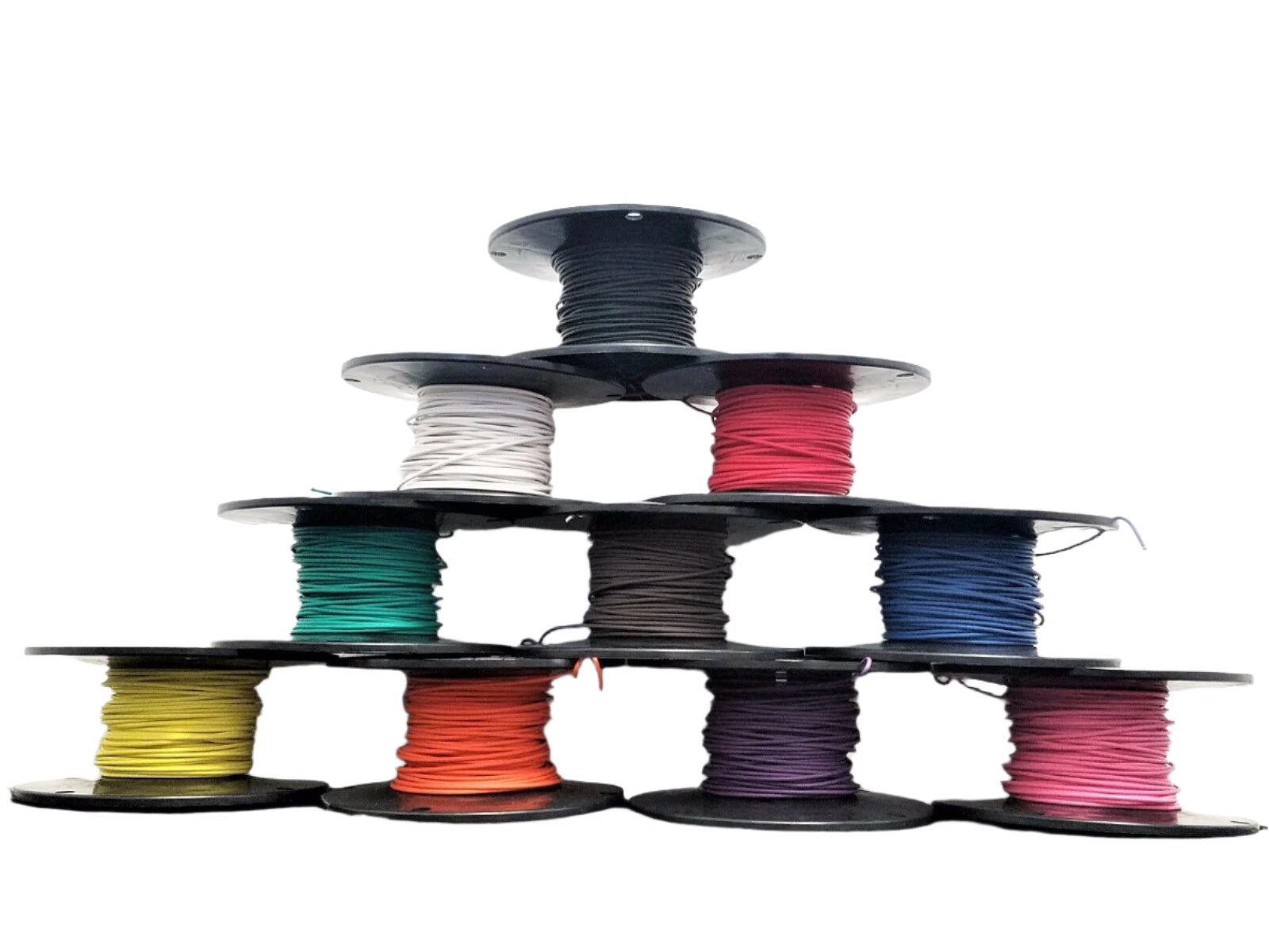 1000 FT Automotive Wire – 16 AWG TXL Stranded, High Temp, 10 Colors (100 FT Each)