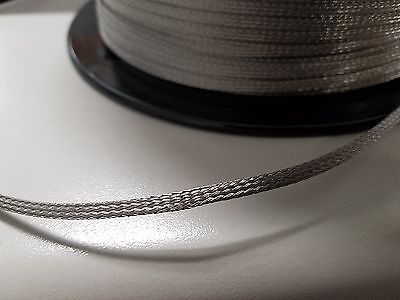 10 FEET 1/8 BRAIDED BRAID STAINLESS EXPANDABLE SLEEVE WIRE HARNESS LOOM