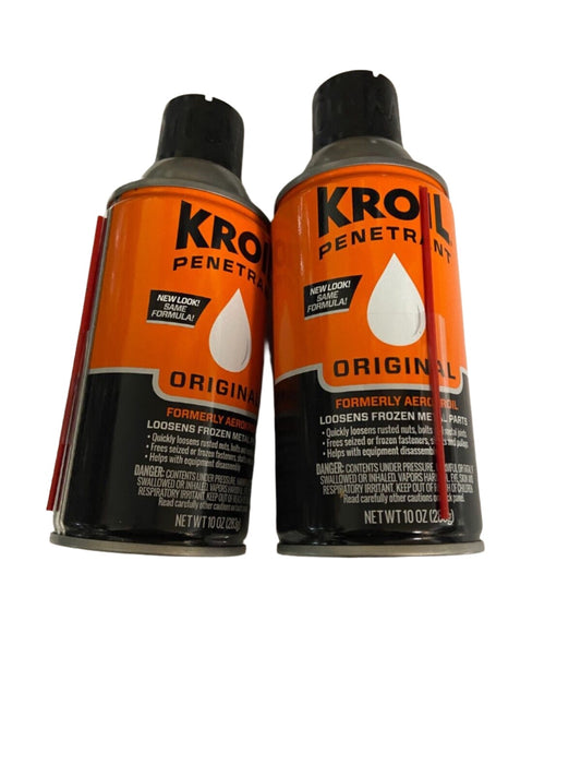 KANO Aero Kroil 10 oz. Penetrating Oil 2 Pack -Creeps/Loosens Frozen Metal Part