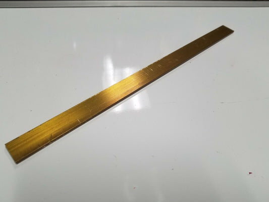 1/8" x 3/4" C360 BRASS FLAT BAR 16" long Solid .125" Plate Mill Stock (1 Pcs)