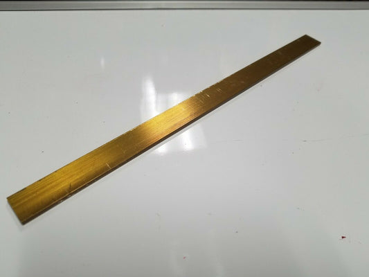 1/8" x 3/4" C360 BRASS FLAT BAR 12" long Solid .125" Plate Mill Stock (1 Pcs)