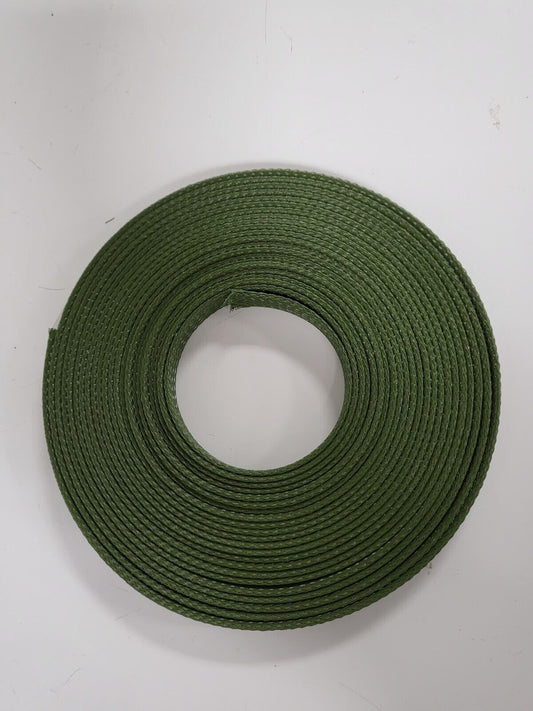 25 FT 1/2" OLIVE GREEN PET EXPANDO SLEEVING BRAID