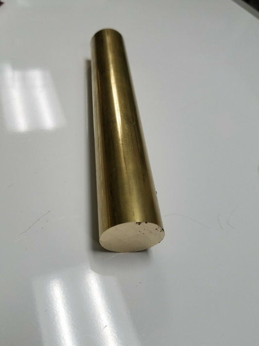 3/4" Diameter x 6"-Long 360 Brass Round Bar-3/4" Dia 360 Brass Rod LATHE STOCK