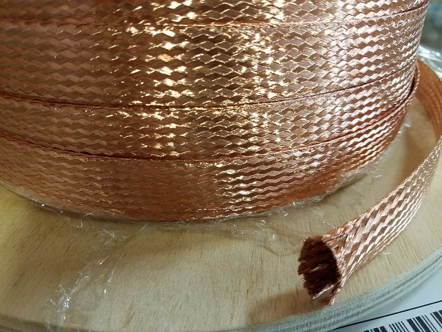 500 FEET 3/4" BRAIDED GROUND STRAP GROUNDING Bare Copper Flat Braid MADE IN USA