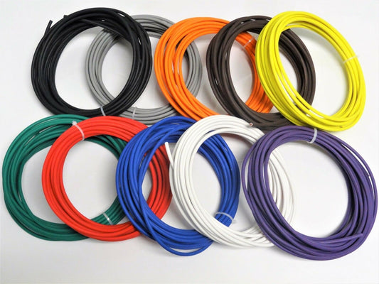 1000' AUTOMOTIVE WIRE 18 AWG HIGH TEMP GXL STRANDED WIRE 10 COLORS 100' EA USA