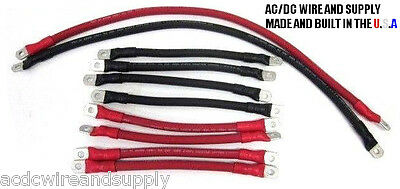 # 1 GAUGE HEAVY DUTY (10 Pc) SOLAR BATTERY BANK WIRE KIT U.S.A MADE