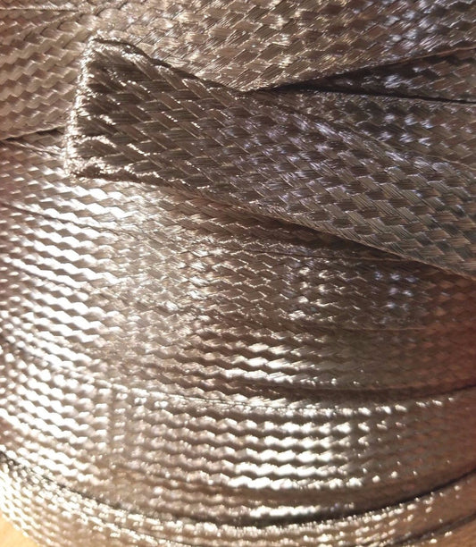 50 FEET 3/4 Stainless Steel FLAT Braid Sleeving #304 Grade USA MADE