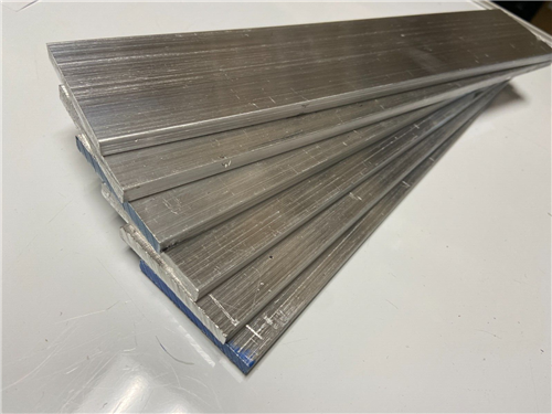 6 pieces 1/4" X 2" ALUMINUM 6061 FLAT BAR 11" long T6511 Solid Mill Stock