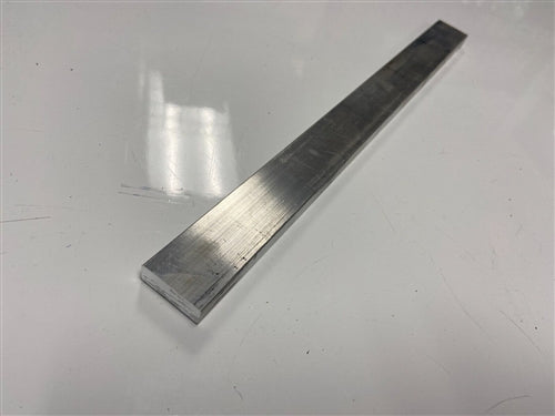 3/8" x 1" Aluminum Flat Bar, 6061 Plate, 12" Length, T6511 Mill Stock, 0.375