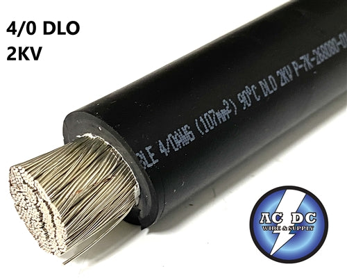 4/0 AWG 2KV DLO Diesel Locomotive Cable RHH/RHW Power Cable