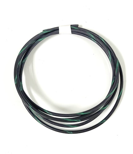 GXL 14 AWG AUTOMOTIVE WIRE  BLACK  W/ GREEN STRIPE