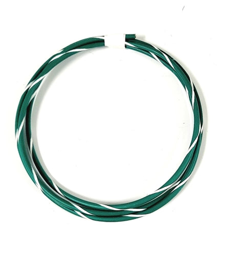 GXL 14 AWG AUTOMOTIVE WIRE GREEN W/ WHITE STRIPE