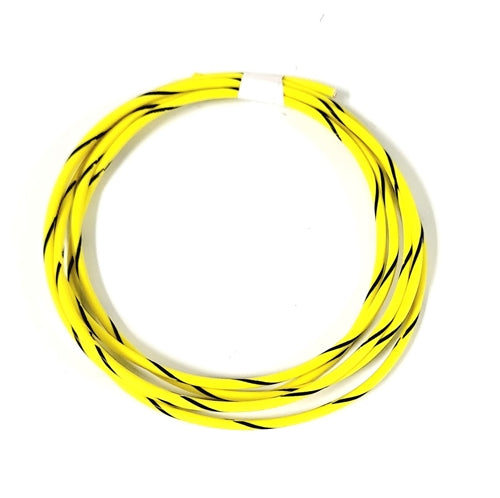 GXL 14 AWG AUTOMOTIVE WIRE  YELLOW W/ BLACK  STRIPE