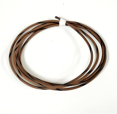 GXL 14 AWG AUTOMOTIVE WIRE  BROWN W/ BLACK  STRIPE