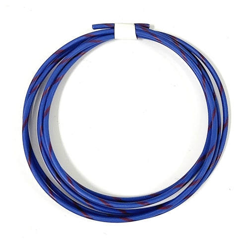 GXL 14 AWG AUTOMOTIVE WIRE  BLUE W/ RED  STRIPE