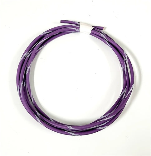 GXL 14 AWG AUTOMOTIVE WIRE  PURPLE W/ WHITE  STRIPE