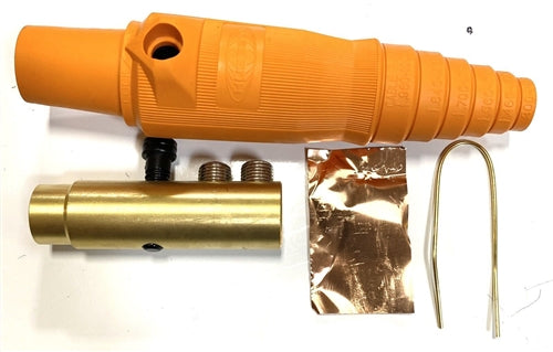 Hubbell series 16 ORANGE CAM LOCK 300 AMP FEMALE