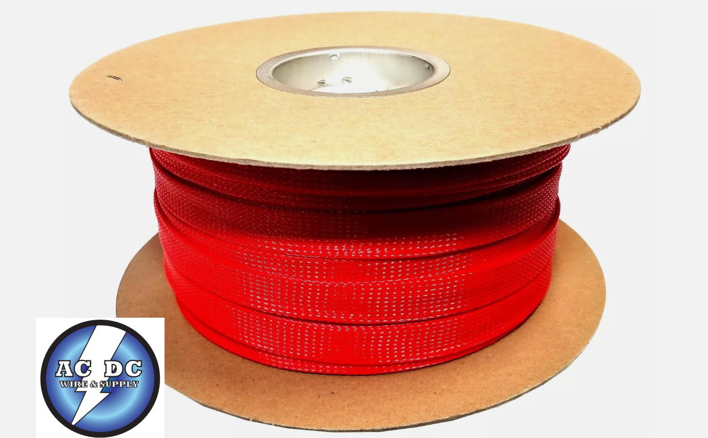 PET 3/8" Expandable Wire Cable Sleeving Sheathing Braided Loom, you choose the color and length