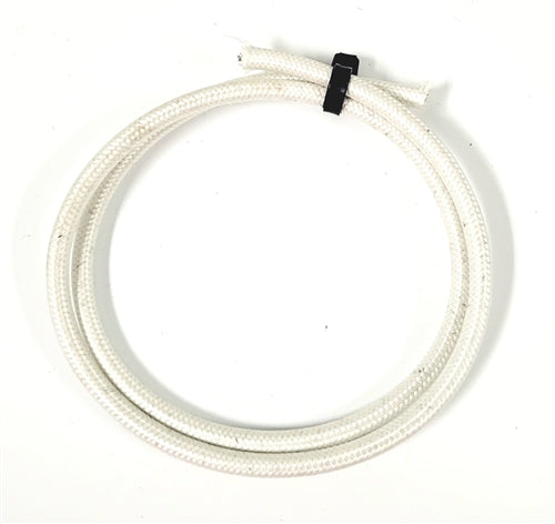 SRML WHITE 10 AWG FIBER GLASS BRAID APPLIANCE HI TEMP WIRE MOTOR LEAD