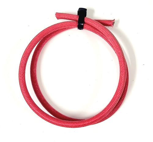 SRML RED 10 AWG FIBER GLASS BRAID APPLIANCE HI TEMP WIRE MOTOR LEAD