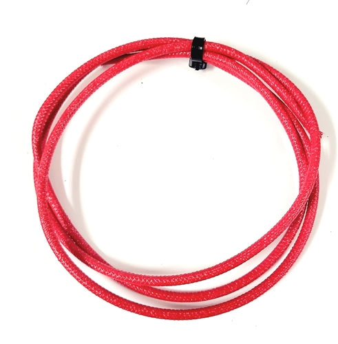 SRML RED 12 AWG FIBER GLASS BRAID APPLIANCE HI TEMP WIRE MOTOR LEAD