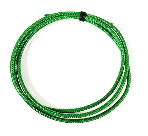 SRML GREEN 16 AWG FIBER GLASS BRAID APPLIANCE HI TEMP WIRE MOTOR LEAD