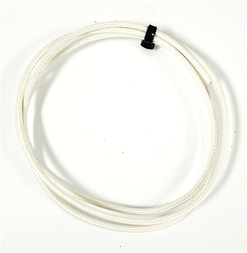 SRML WHITE 18 AWG FIBER GLASS BRAID APPLIANCE HI TEMP WIRE MOTOR LEAD ...