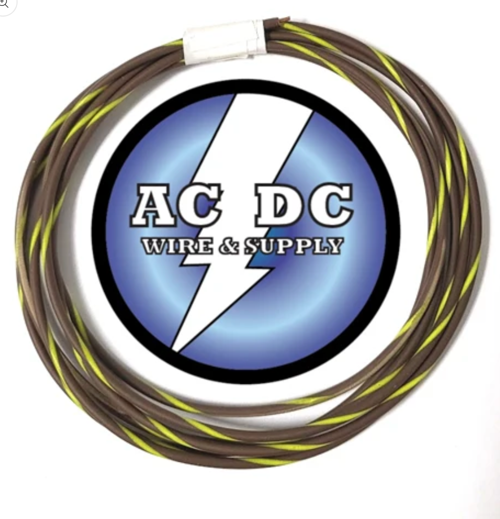 STRIPED GXL 20 AWG Automotive Wire Pure Copper Made in USA - CHOOSE YOUR COLOR - SOLD PER FT