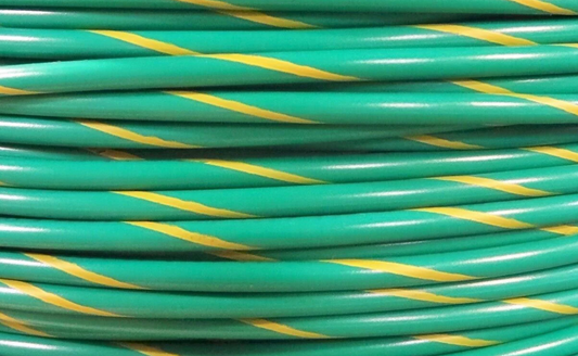 14 GAUGE AWG PRIMARY WIRE COPPER POWER GROUND MTW STRIPE CHOOSE YOUR COLOR AND LENGTH