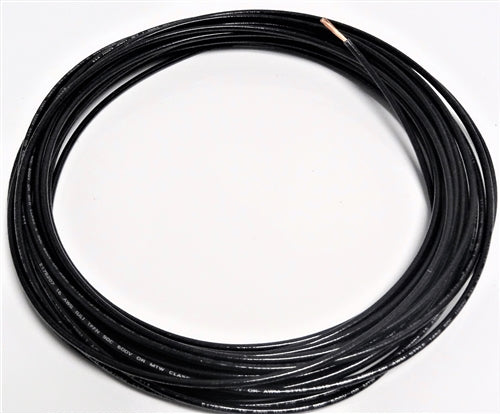 18 GAUGE TFFN TEWN WIRE BLACK 600V COPPER STRANDED GROUND WIRE