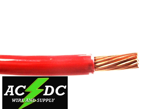 THHN 10 AWG GAUGE RED NYLON PVC STRANDED COPPER BUILDING WIRE