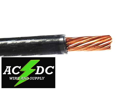 THHN 6 AWG GAUGE BLACK NYLON PVC STRANDED COPPER BUILDING WIRE