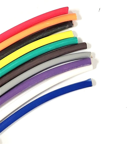 AUTOMOTIVE PRIMARY WIRE 12 GAUGE AWG HIGH TEMP TXL 10 COLORS 10 FT EA MADE IN USA