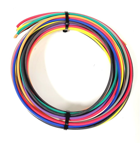 WIREBARN 22 Gauge TXL Automotive Wire – 14 Colors, 25ft Each, 350ft Total, Made In USA