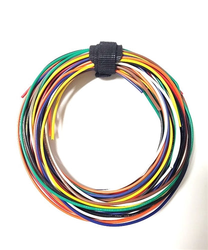 18 AWG Gauge Stranded Hook Up Wire Kit 5 ft Ea 8 Color 300V